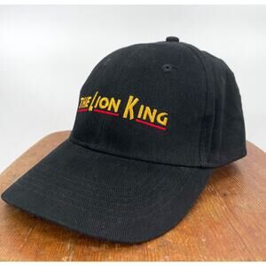 Lion King Hat Baseball Broadway Disney Dad Cap Black Metal Adjustable One Size